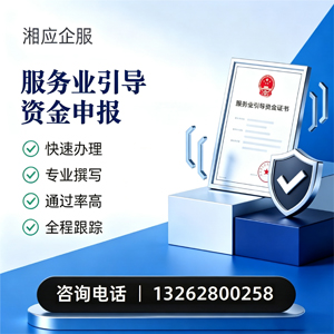 玉林服务业引导资金申报服务