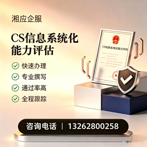 玉林CS信息系统化能力评估申报服务