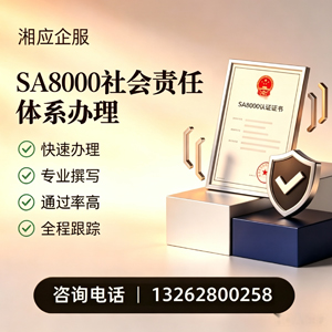 玉林SA8000社会责任体系认证服务